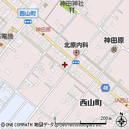 静岡県浜松市中央区西山町2261周辺の地図