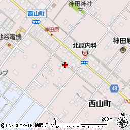 静岡県浜松市中央区西山町2358周辺の地図
