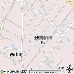 静岡県浜松市中央区西山町104周辺の地図