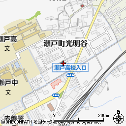 岡山県岡山市東区瀬戸町光明谷220周辺の地図