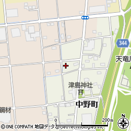 静岡県浜松市中央区中野町3056周辺の地図