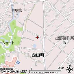 静岡県浜松市中央区西山町736周辺の地図