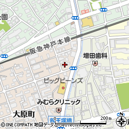 兵庫県芦屋市大原町28-11周辺の地図