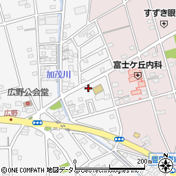 静岡県磐田市富丘165周辺の地図