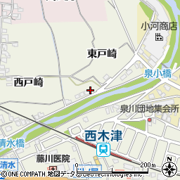 京都府木津川市相楽東戸崎周辺の地図