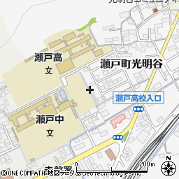 岡山県岡山市東区瀬戸町光明谷281周辺の地図