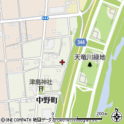 静岡県浜松市中央区中野町3006周辺の地図