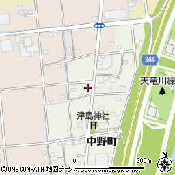 静岡県浜松市中央区中野町3052周辺の地図
