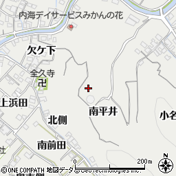 愛知県知多郡南知多町内海南平井周辺の地図