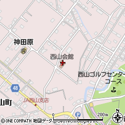 静岡県浜松市中央区西山町2050周辺の地図
