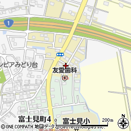 静岡県磐田市元天神町周辺の地図
