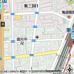 りゅうじん訪問看護ステーション　新大阪周辺の地図