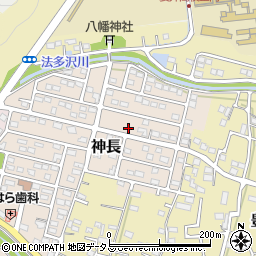 静岡県袋井市神長35-9周辺の地図