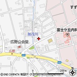 静岡県磐田市富丘158周辺の地図