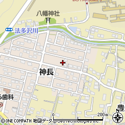 静岡県袋井市神長35周辺の地図