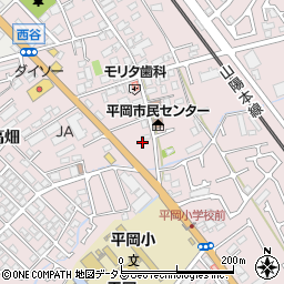 兵庫県加古川市平岡町西谷133周辺の地図