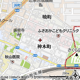大阪府守口市神木町周辺の地図