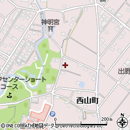 静岡県浜松市中央区西山町748周辺の地図