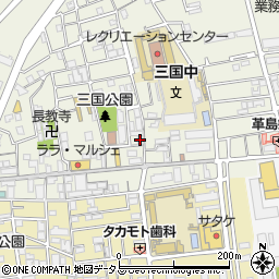 狭川商店周辺の地図
