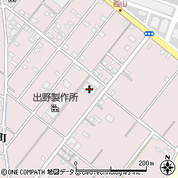 静岡県浜松市中央区西山町117周辺の地図