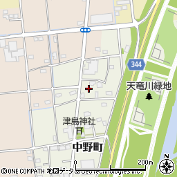 静岡県浜松市中央区中野町3033周辺の地図