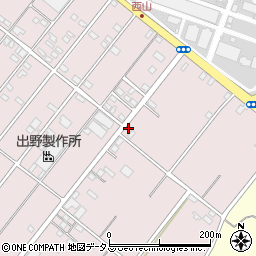 静岡県浜松市中央区西山町38周辺の地図