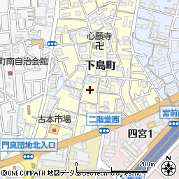 大阪府門真市下島町26周辺の地図