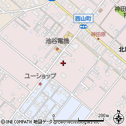 静岡県浜松市中央区西山町2430周辺の地図
