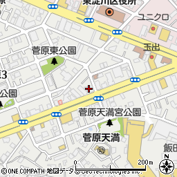モリハイム菅原２周辺の地図