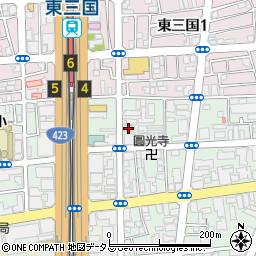 ドルーム新大阪周辺の地図
