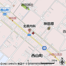 静岡県浜松市中央区西山町2212周辺の地図