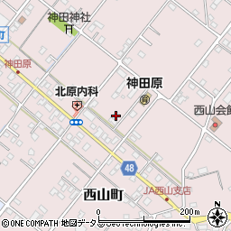 静岡県浜松市中央区西山町2151周辺の地図