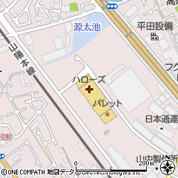 ダイヤクリーニング　ハローズ東加古川店周辺の地図