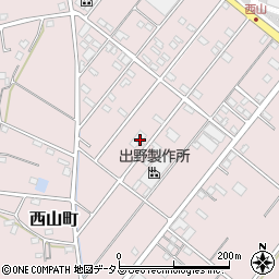 静岡県浜松市中央区西山町2484周辺の地図