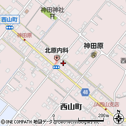 浜松磐田信用金庫西山支店周辺の地図