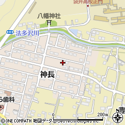 静岡県袋井市神長35-15周辺の地図