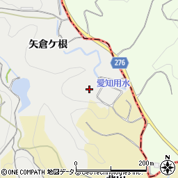 愛知県南知多町（知多郡）内海（矢倉ケ根）周辺の地図