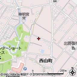 静岡県浜松市中央区西山町739周辺の地図