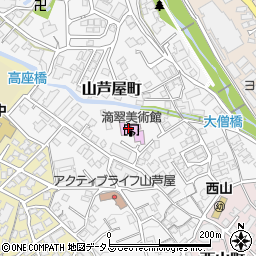 滴翠美術館周辺の地図