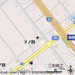 愛知県豊橋市神野新田町ヲノ割47周辺の地図