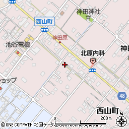静岡県浜松市中央区西山町2359周辺の地図