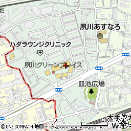 ココカラファイン夙川グリーンプレイス店周辺の地図