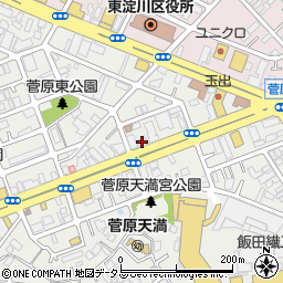 ＩＴＴＯ個別指導学院　大阪・菅原校周辺の地図