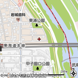 甲子園口リハビリデイサービス周辺の地図