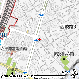 ライオンズマンション東淀川管理人室周辺の地図