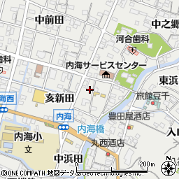 愛知県知多郡南知多町内海亥新田6-13周辺の地図