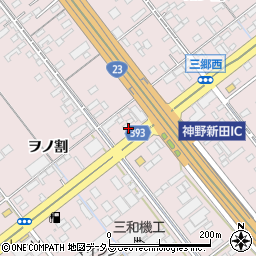 愛知県豊橋市神野新田町ワノ割46周辺の地図