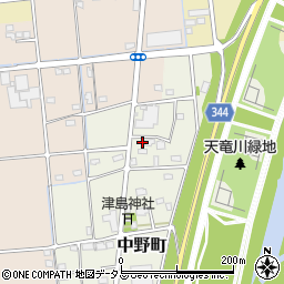 静岡県浜松市中央区中野町3024周辺の地図