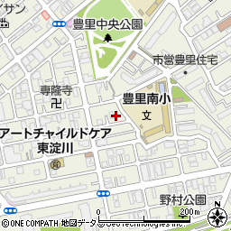 コヤマカンパニー豊里配送センター周辺の地図