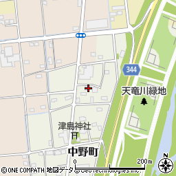 静岡県浜松市中央区中野町3025周辺の地図